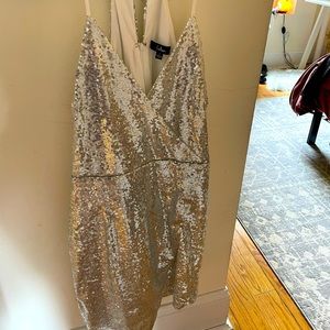 Lulus silver dress